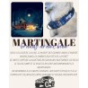 Martingale chien Grands Avaux Bleu – Collier artisanal imperméable B Wild Shop