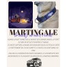 Martingale chien Grands Avaux Bleu – Collier artisanal imperméable B Wild Shop