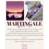 Martingale chien Lac d’Aydat Rose – Collier artisanal imperméable B Wild Shop