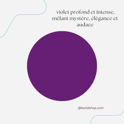 Longe pour chien Violet – TPU imperméable & fabrication artisanale | B Wild Shop