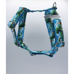 Harnais Midgard – Tissu imperméable & bouclerie Safe Lock argent | B Wild Shop