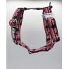 Harnais Lac Aydat Rose – Tissu imperméable & bouclerie Safe Lock argent | B Wild Shop
