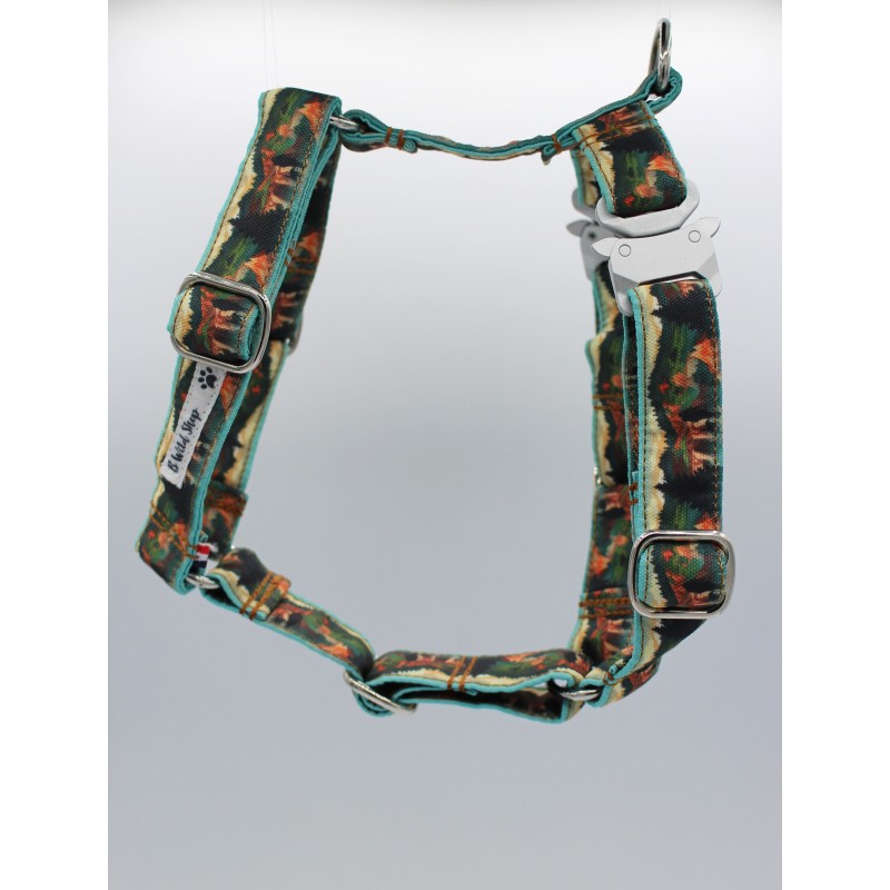 Harnais Vallée des Saints Printemps – Tissu imperméable & bouclerie Safe Lock argent | B Wild Shop Harnais Vallée des Saints Printemps – Tissu imperméable & bouclerie Safe Lock argent | B Wild Shop