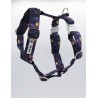Harnais Grands Avaux Violet – Tissu imperméable & bouclerie Safe Lock argent | B Wild Shop