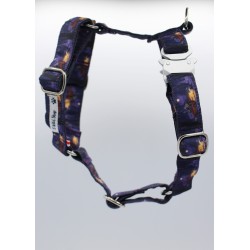 Harnais Grands Avaux Violet – Tissu imperméable & bouclerie Safe Lock argent | B Wild Shop