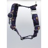 Harnais Grands Avaux Violet – Tissu imperméable & bouclerie Safe Lock argent | B Wild Shop