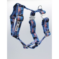 Harnais Baie Saint-Michel Jour – Tissu imperméable & bouclerie Safe Lock argent | B Wild Shop
