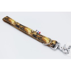 Poignée Asgard – Tissu imperméable & mousqueton argent | B Wild Shop