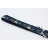 Poignée Grands Avaux Bleu – Tissu imperméable & mousqueton argent | B Wild Shop