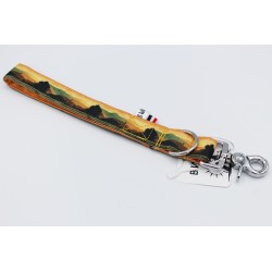 Poignée Tufillo – Tissu imperméable & mousqueton argent | B Wild Shop