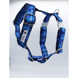 Harnais Yukon – Tissu imperméable & bouclerie Safe Lock argent | B Wild Shop