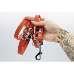 Laisse multipositions Vallée des Saints Automne – TPU imperméable & motifs UV | B Wild Shop