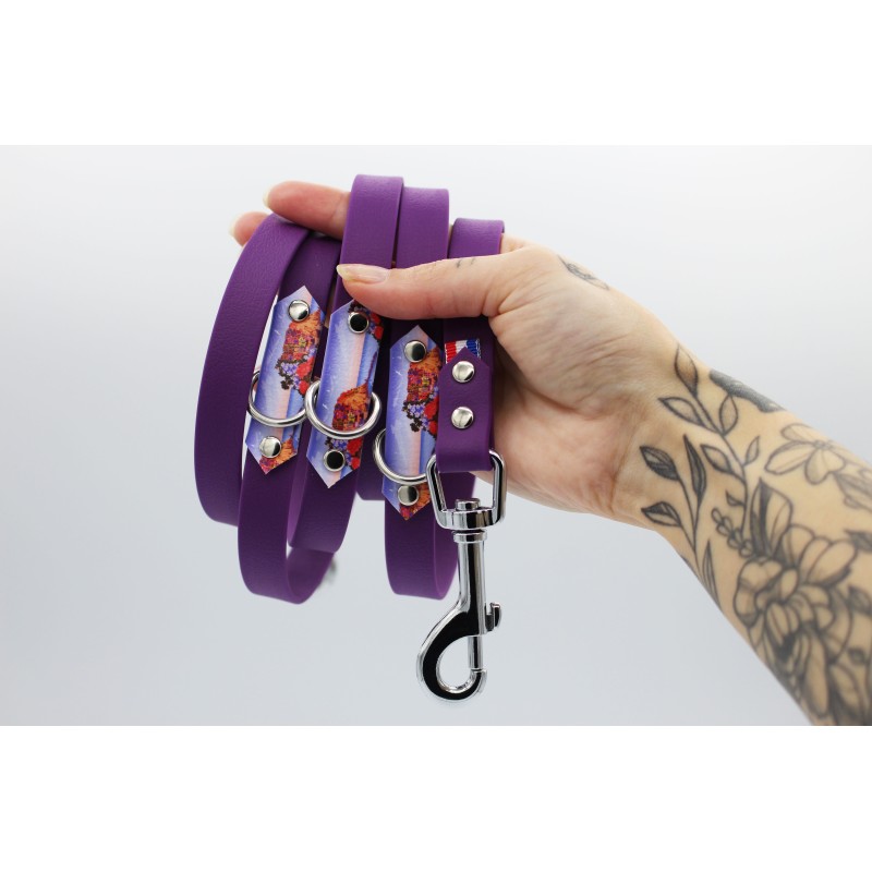 Laisse multipositions Cinque Terre – TPU imperméable & motifs UV | B Wild Shop