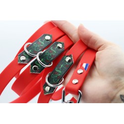 Laisse multipositions Jörmungand – TPU imperméable & motifs UV | B Wild Shop