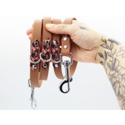 Laisse multipositions Huginn et Muninn – TPU imperméable & motifs UV | B Wild Shop