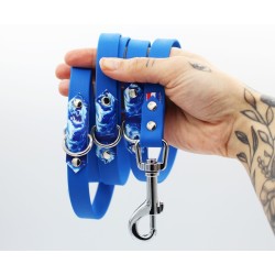 Laisse multipositions Niflheim – TPU imperméable & motifs UV | B Wild Shop