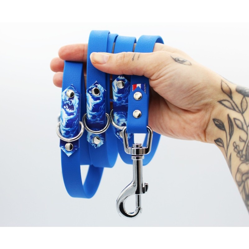 Laisse multipositions Niflheim – TPU imperméable & motifs UV | B Wild Shop