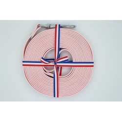 Longe chien Hexa rose pastel antidérapante & imperméable | B Wild Shop