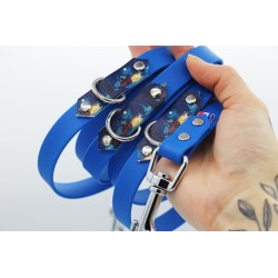 Laisse multipositions Grands Avaux – TPU imperméable & motifs UV | B Wild Shop