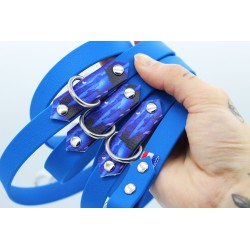 Laisse multipositions Baie Saint Michel Nuit – TPU imperméable & motifs UV | B Wild Shop