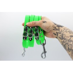 Laisse multipositions 25 Fontes – TPU imperméable & motifs UV | B Wild Shop