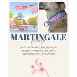 Martingale Himeji – Collier chien Japon | B Wild Shop