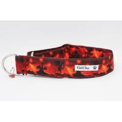 Martingale chien Élément Feu – Collier artisanal imperméable B Wild Shop