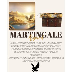 Martingale chien Asgard – Collier artisanal imperméable B Wild Shop