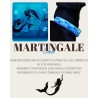 Martingale chien Élément Eau – Collier artisanal imperméable B Wild Shop