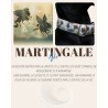 Martingale chien Élément Air – Collier artisanal imperméable B Wild Shop