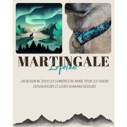 Martingale chien Lofoten – Collier artisanal imperméable B Wild Shop
